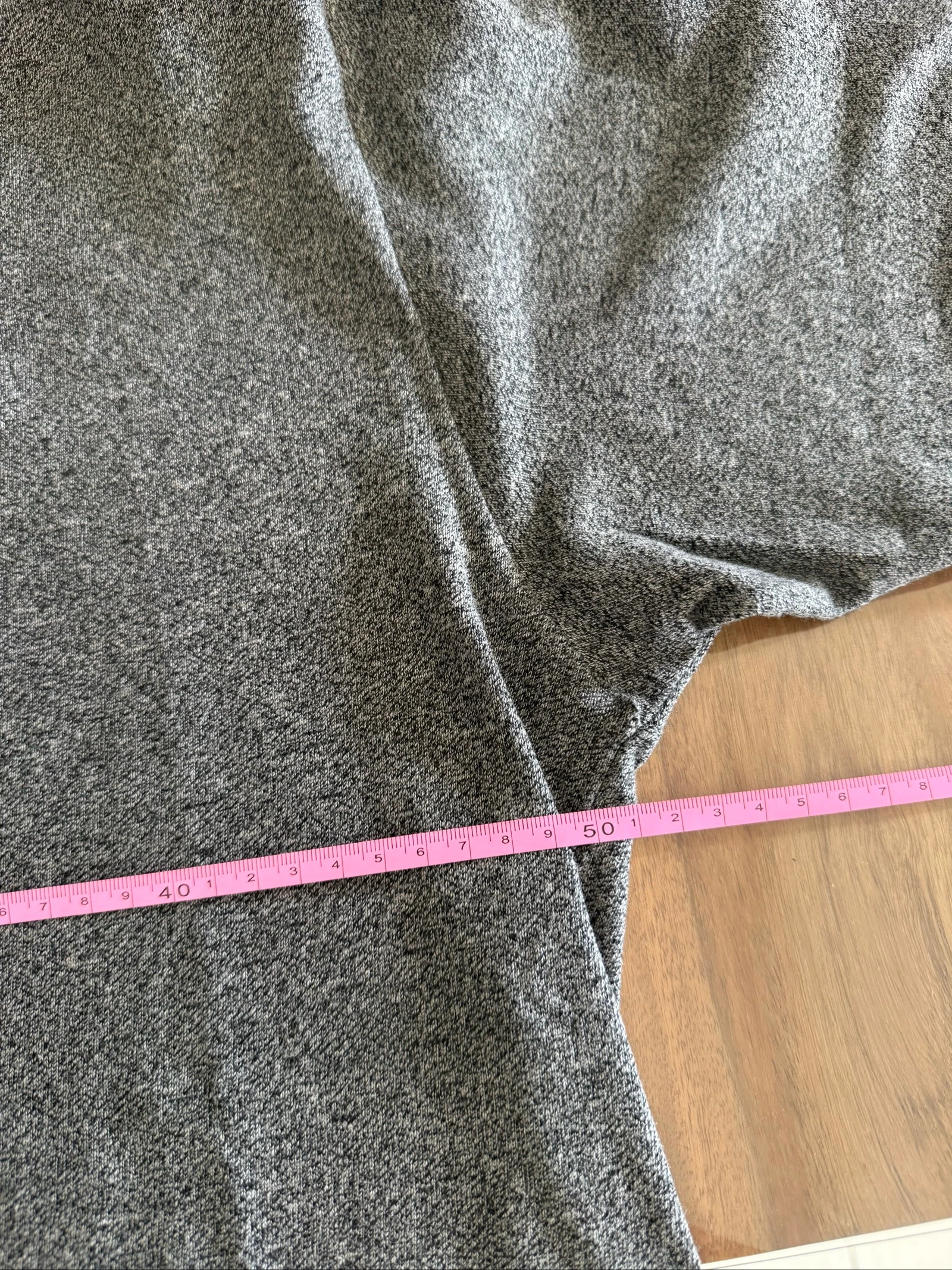 Camiseta Asics hombre S – Gris melange – Logo bordado – Perfecto estado – photo 5